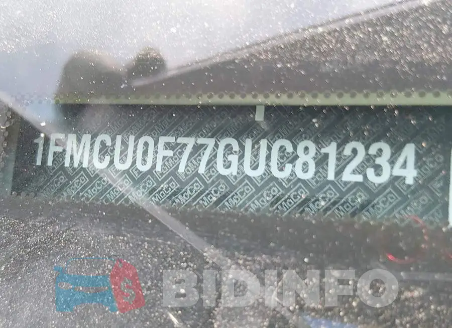1FMCU0F77GUC81234 Photo# 16