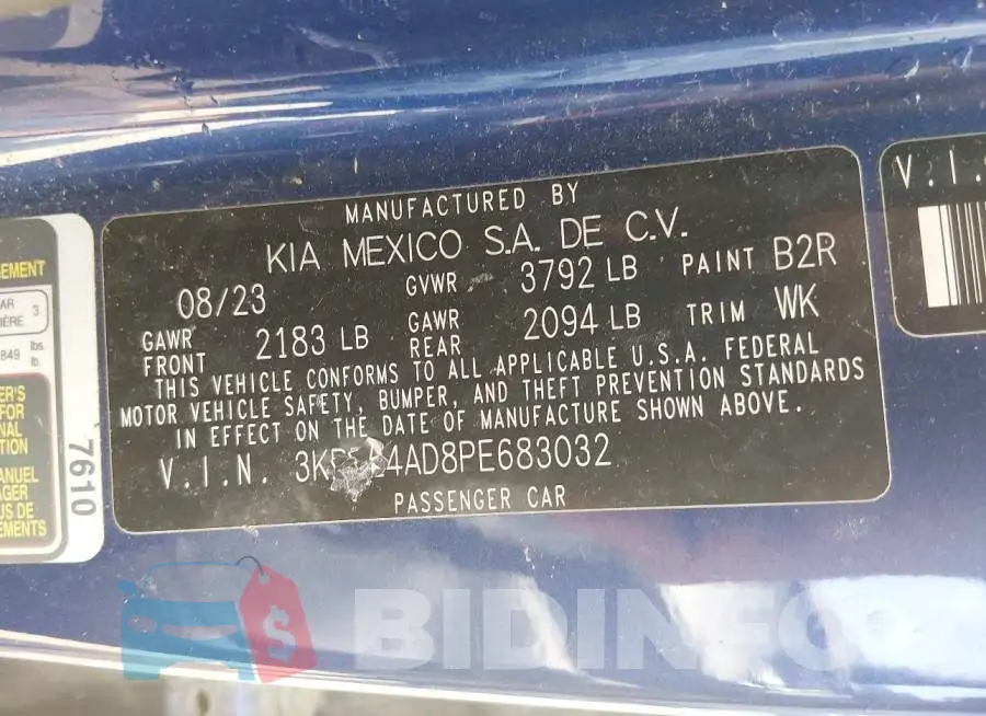 3KPF24AD8PE683032 Photo# 9