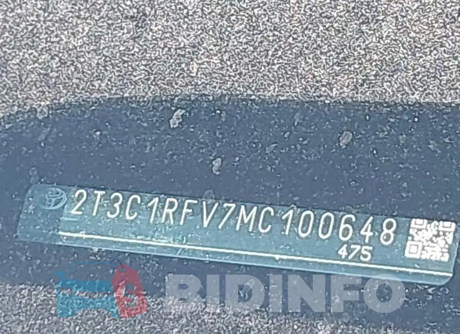 2T3C1RFV7MC100648 Photo# 18