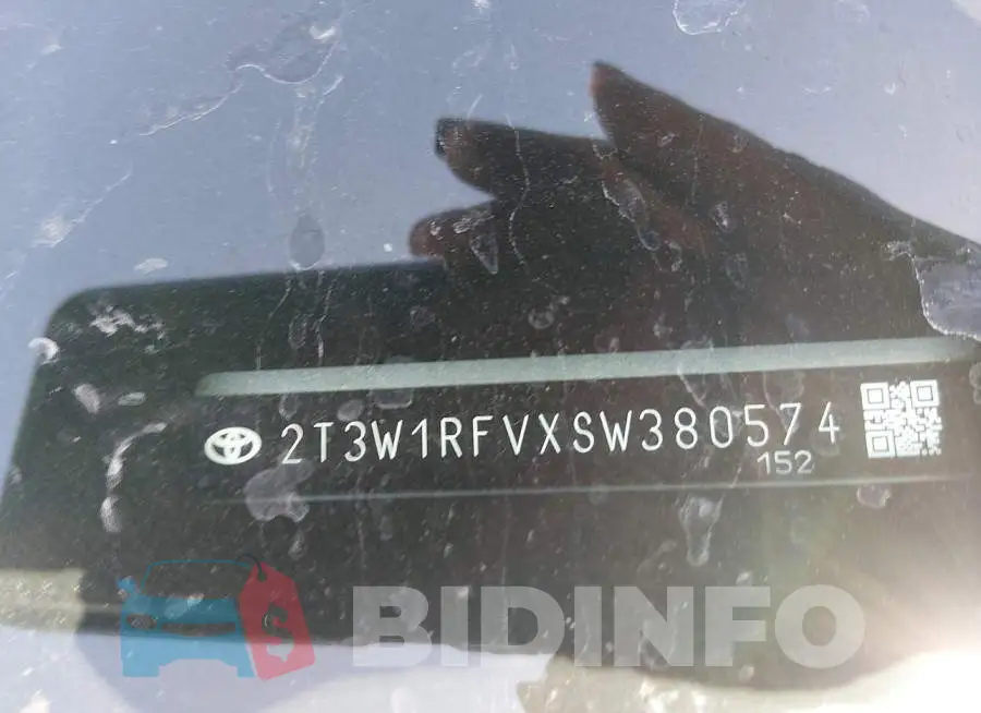 2T3W1RFVXSW380574 Photo# 9