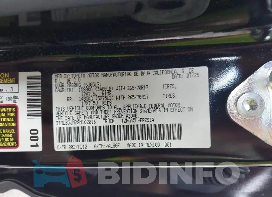 3TMLB5JN2SM162016 Photo# 9