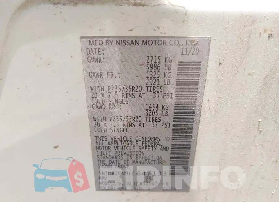5N1DR2DN9LC647133 Photo# 9