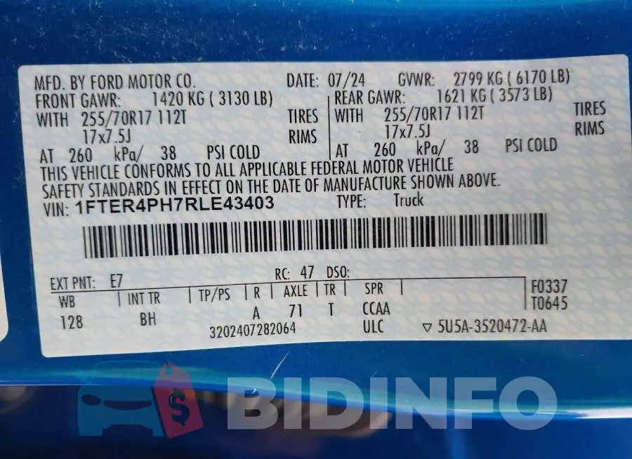1FTER4PH7RLE43403 Photo# 9