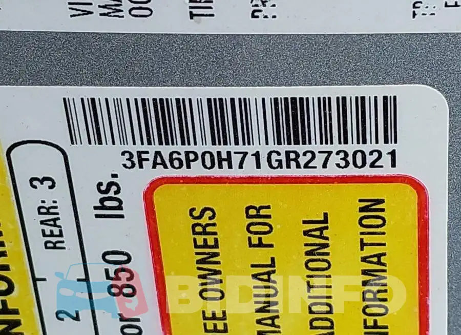 3FA6P0H71GR273021 Photo# 9