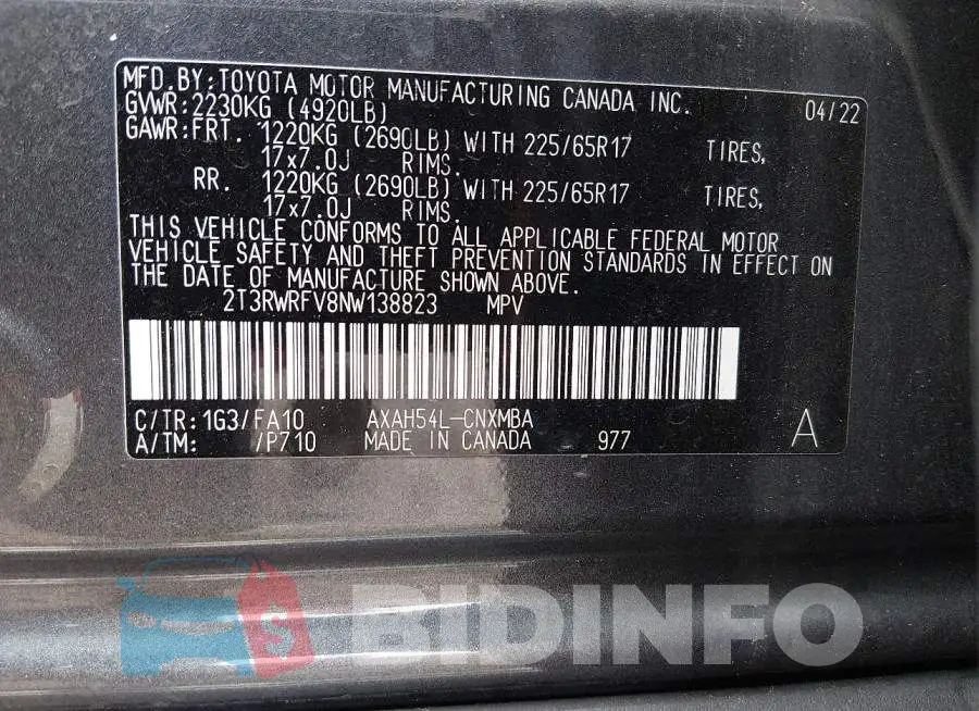 2T3RWRFV8NW138823 Photo# 9