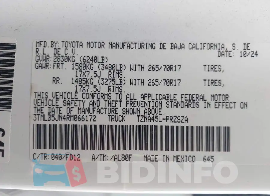 3TMLB5JN4RM066172 Photo# 9