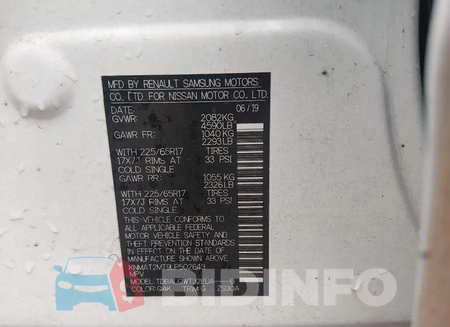 KNMAT2MT9LP502643 Photo# 9