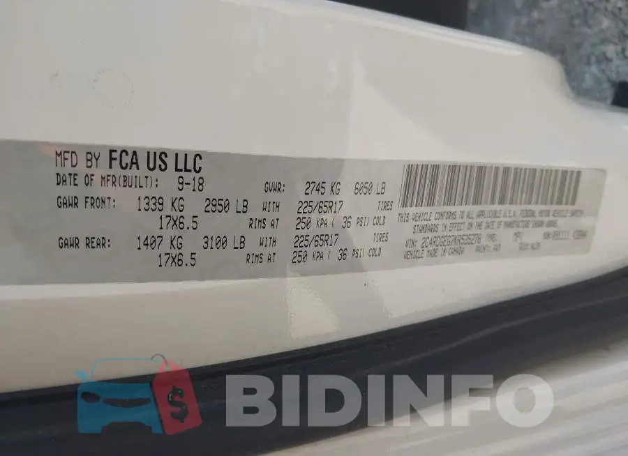 2C4RDGEG7KR535278 Photo# 9