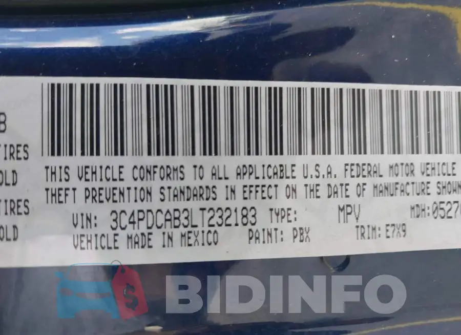 3C4PDCAB3LT232183 Photo# 9