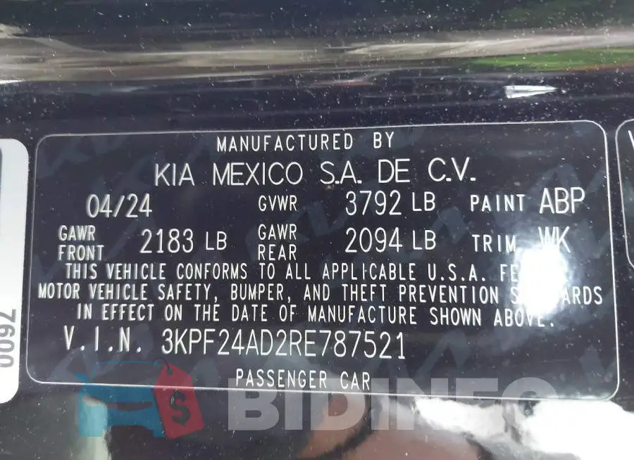 3KPF24AD2RE787521 Photo# 9