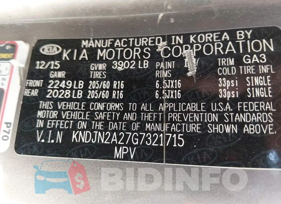 KNDJN2A27G7321715 Photo# 9