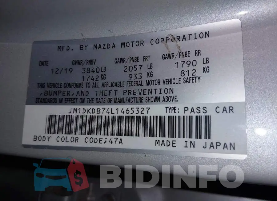 JM1DKDB74L1465327 Photo# 9