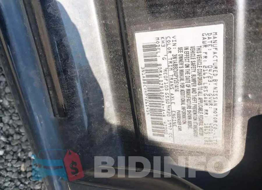 3N1AB8CV4PY261414 Photo# 9