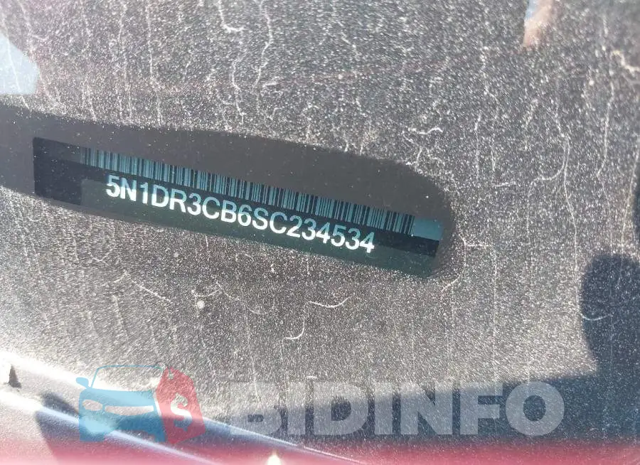 5N1DR3CB6SC234534 Photo# 9