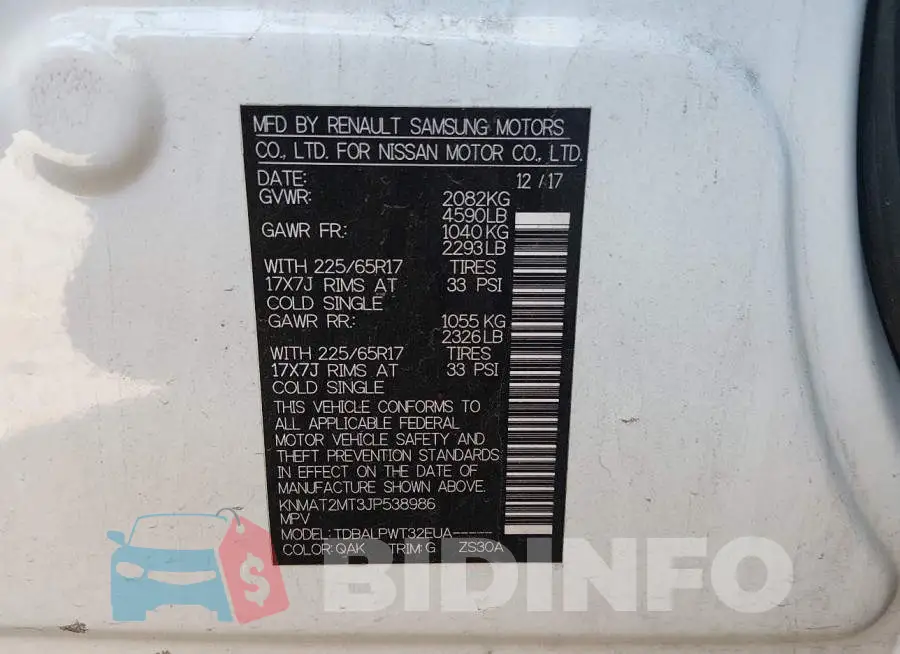 KNMAT2MT3JP538986 Photo# 9