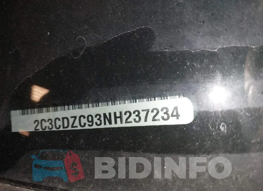 2C3CDZC93NH237234 Photo# 9