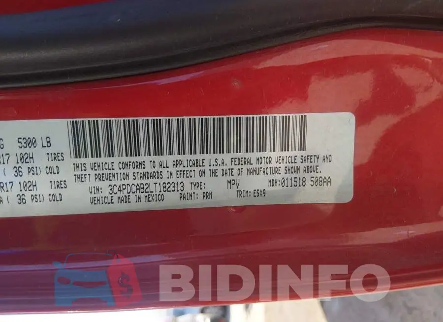 3C4PDCAB2LT182313 Photo# 9
