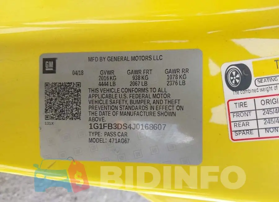 1G1FB3DS4J0168607 Photo# 9