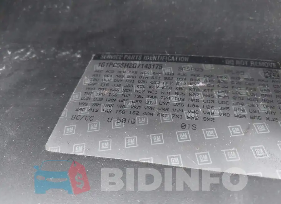 1G1PC5SH2G7143175 Photo# 9