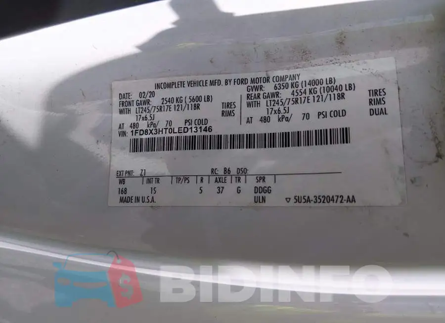 1FD8X3HT0LED13146 Photo# 8