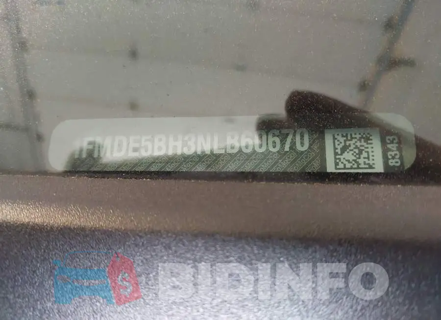 1FMDE5BH3NLB60670 Photo# 9