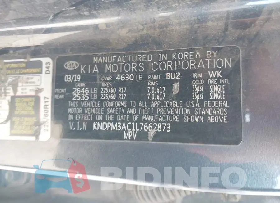 KNDPM3AC1L7662873 Photo# 9