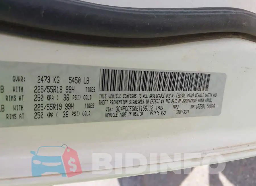 3C4PDCEG0GT156112 Photo# 9