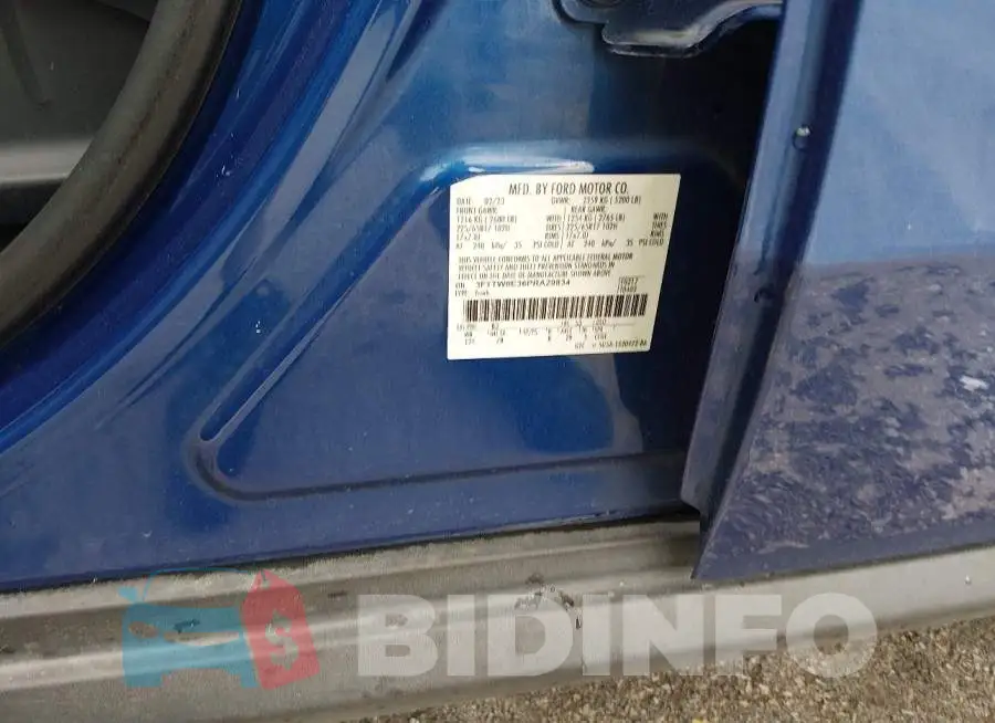 3FTTW8E36PRA29834 Photo# 9