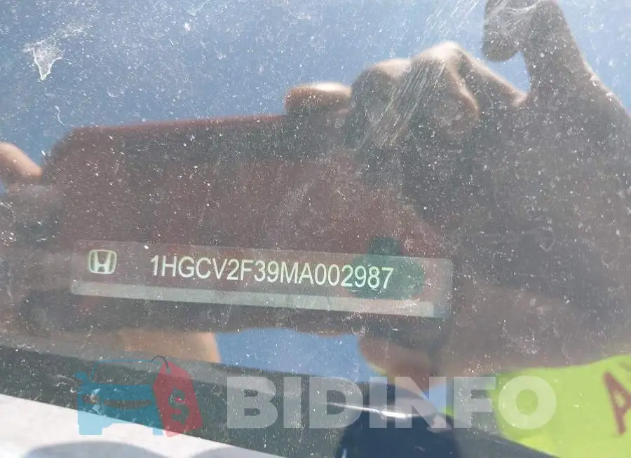 1HGCV2F39MA002987 Photo# 9