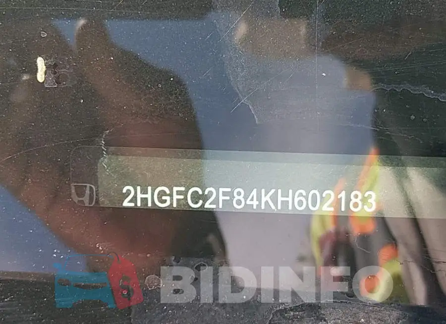 2HGFC2F84KH602183 Photo# 9