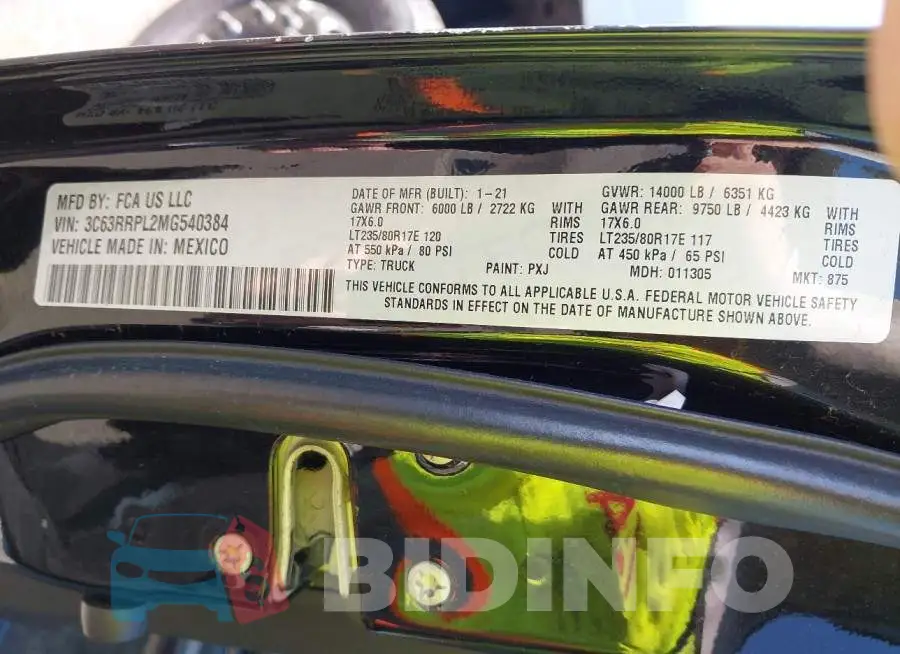 3C63RRPL2MG540384 Photo# 9