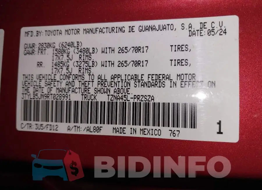 3TYLB5JN9RT028991 Photo# 9