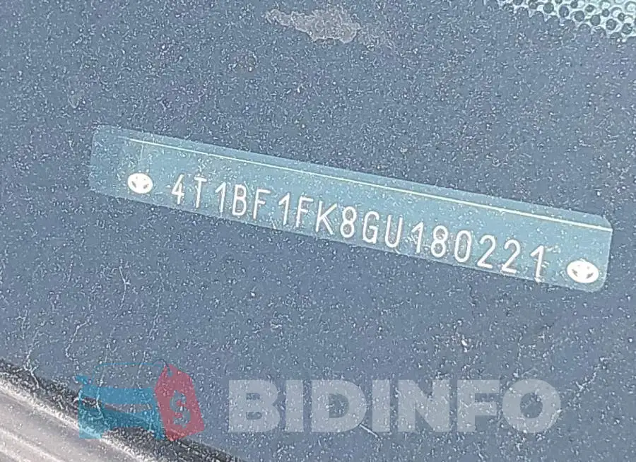 4T1BF1FK8GU180221 Photo# 17