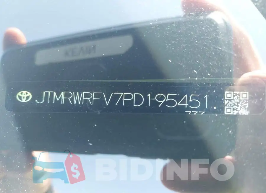 JTMRWRFV7PD195451 Photo# 17