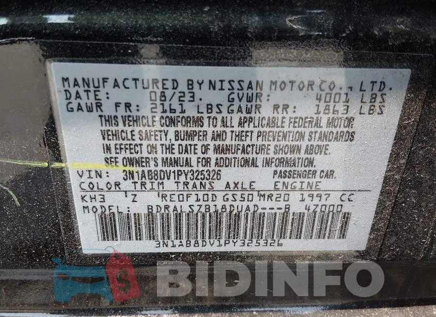 3N1AB8DV1PY325326 Photo# 9