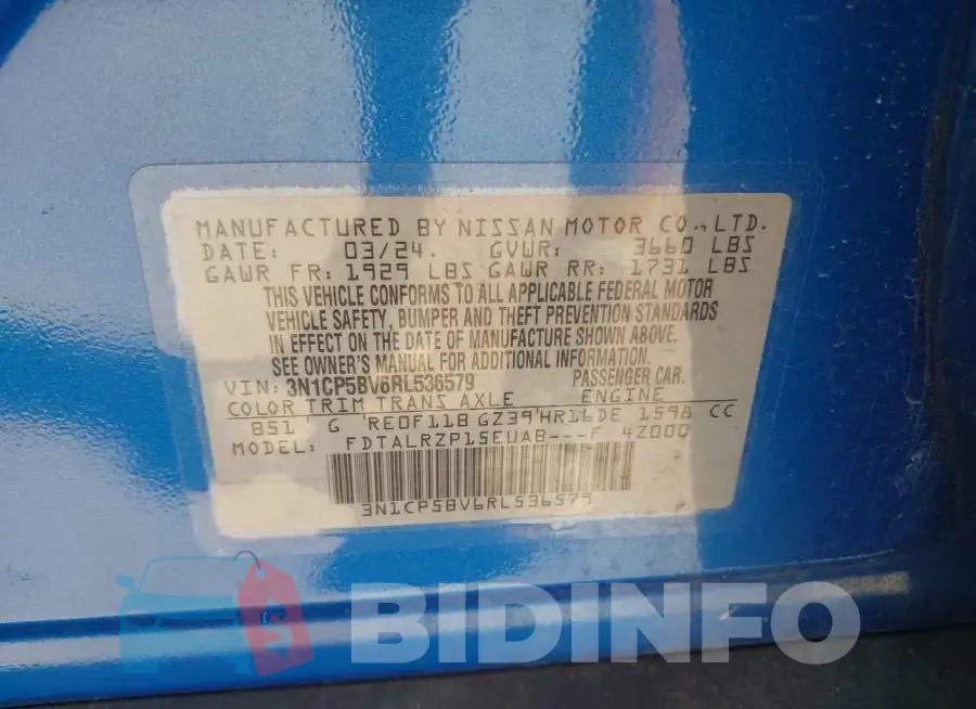 3N1CP5BV6RL536579 Photo# 9