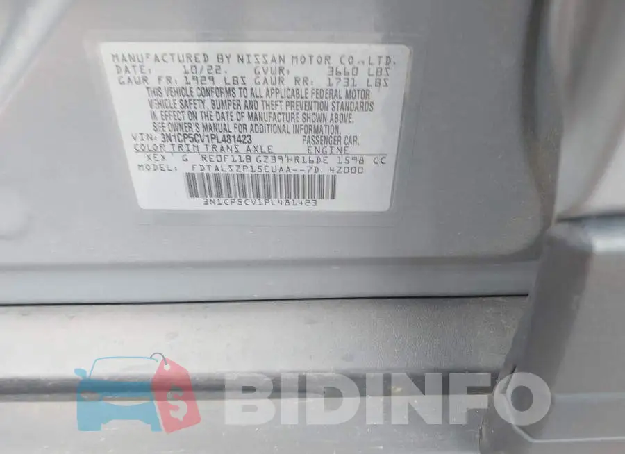 3N1CP5CV1PL481423 Photo# 9