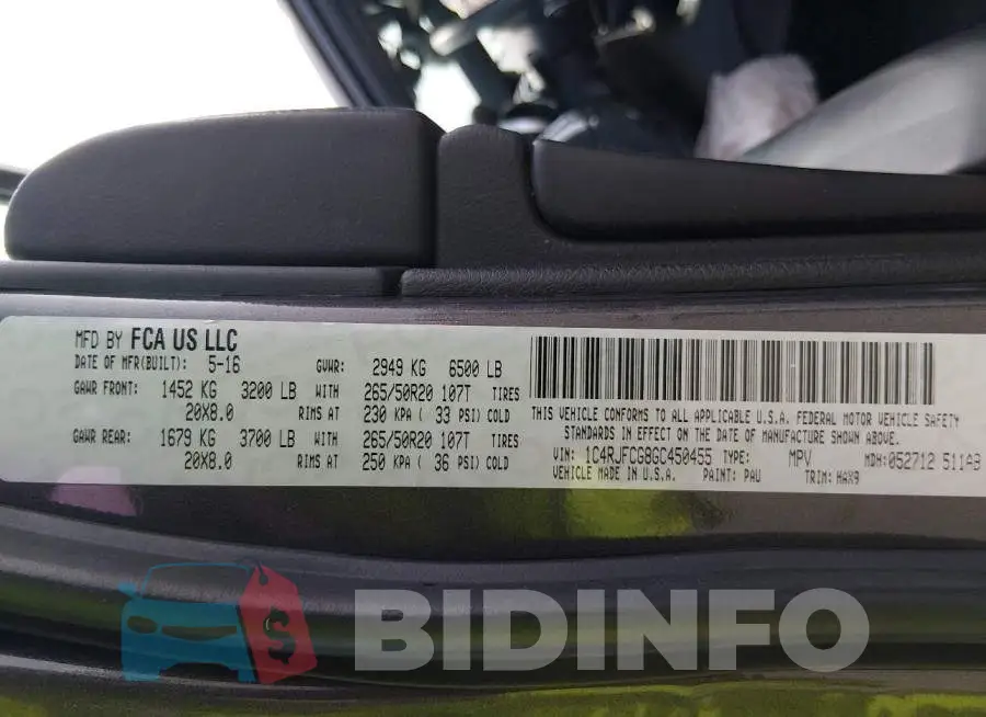 1C4RJFCG8GC450455 Photo# 9