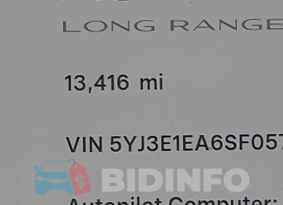 5YJ3E1EA6SF057975 Photo# 14