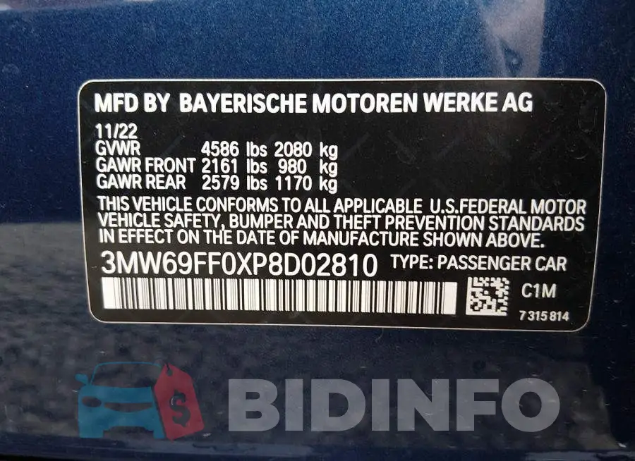 3MW69FF0XP8D02810 Photo# 9