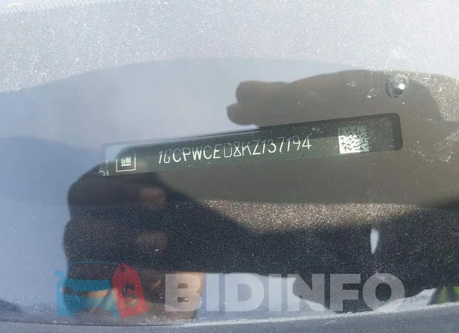 1GCPWCED8KZ137194 Photo# 9
