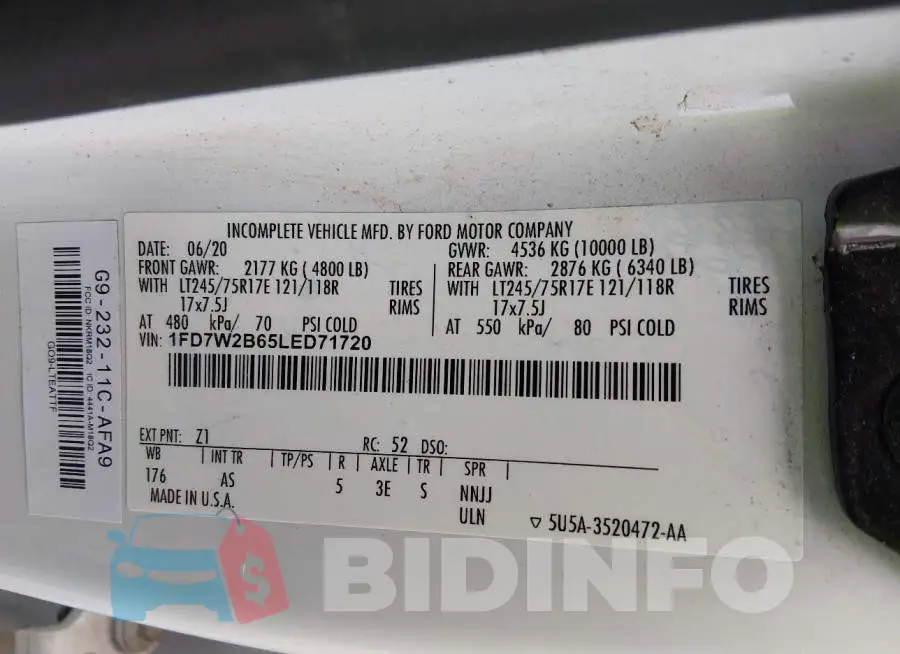 1FD7W2B65LED71720 Photo# 9