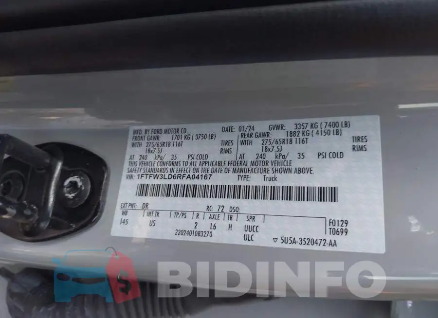 1FTFW3LD6RFA04167 Photo# 9