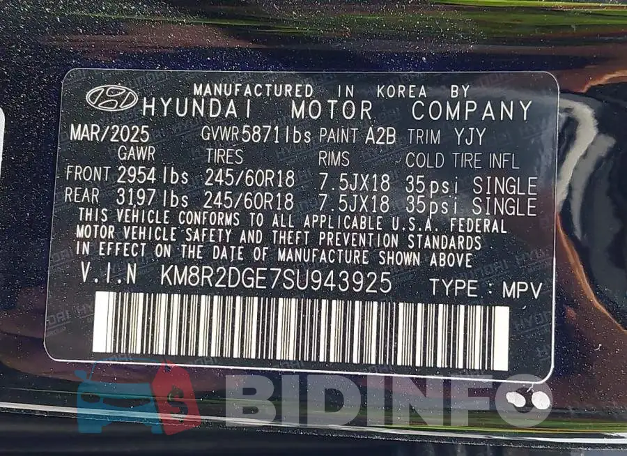 KM8R2DGE7SU943925 Photo# 9