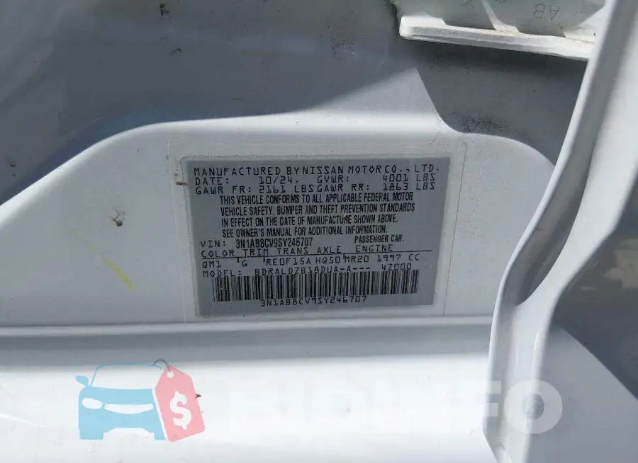 3N1AB8CV9SY246707 Photo# 9