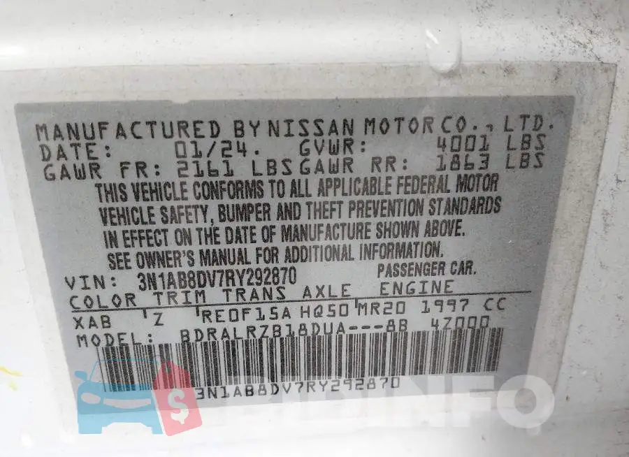 3N1AB8DV7RY292870 Photo# 9