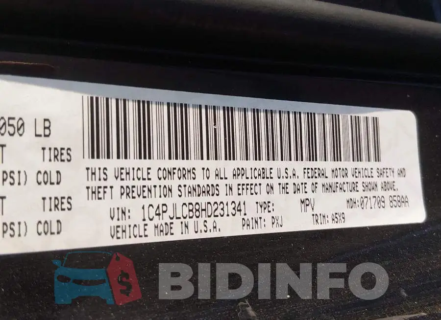 1C4PJLCB8HD231341 Photo# 9