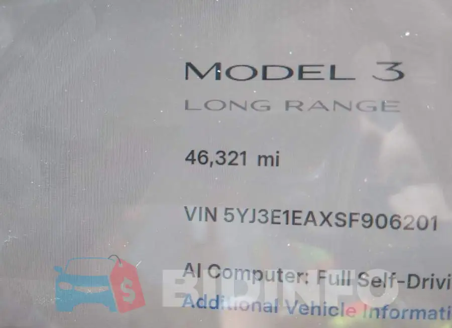 5YJ3E1EAXSF906201 Photo# 16