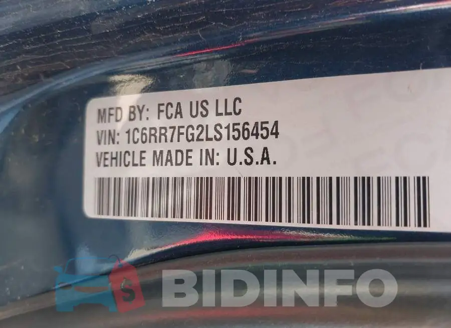 1C6RR7FG2LS156454 Photo# 9