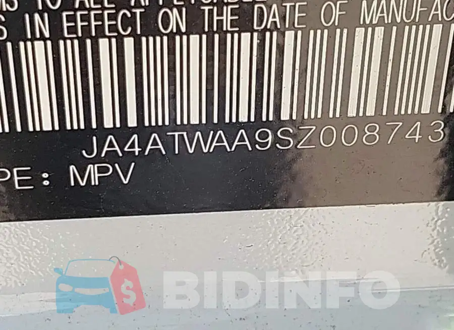 JA4ATWAA9SZ008743 Photo# 9